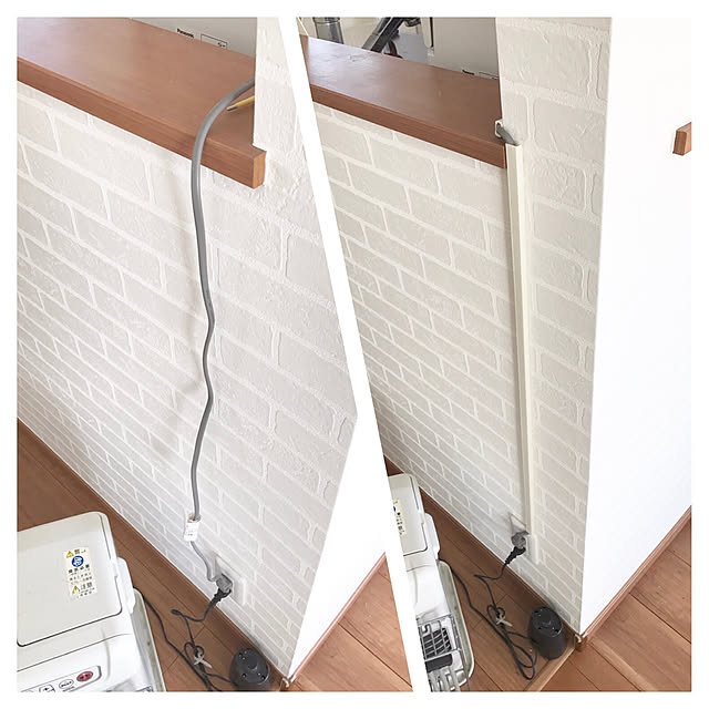 配線隠しで差がつく、キッチンカウンターの収納アイデア集