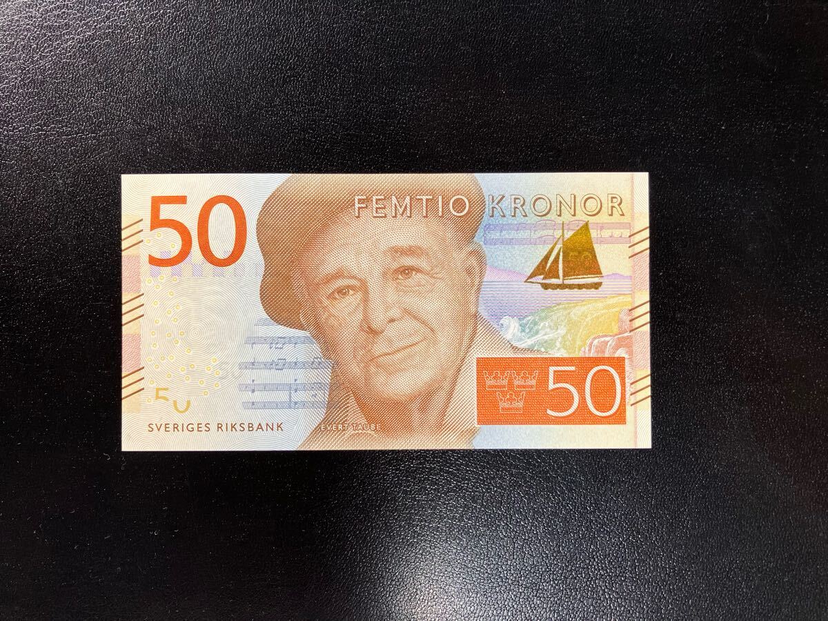 スウェーデン 1000クローナ 紙幣 1枚 新品未使用