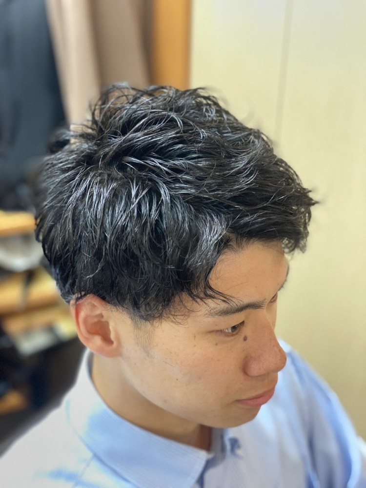 メンズヘア☆アップバングマッシュビジネスショートヘアスタイル CANAANhair salon原宿 表参道 美容室