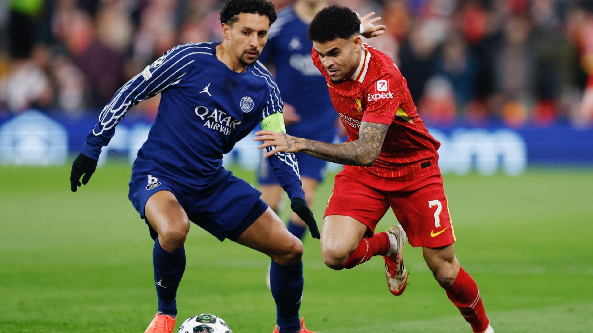 リバプール・ブレントフォード＞前半、先制ゴールを決め喜ぶリバプールFWルイス・ディアス AP- スポニチ Sponichi Annex サッカ