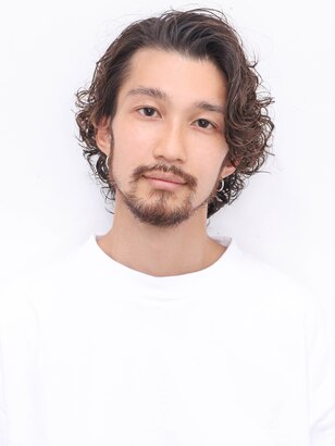 垢抜け ミディアムヘアのメンズパーマが今アツい！fifth -mens hair salon