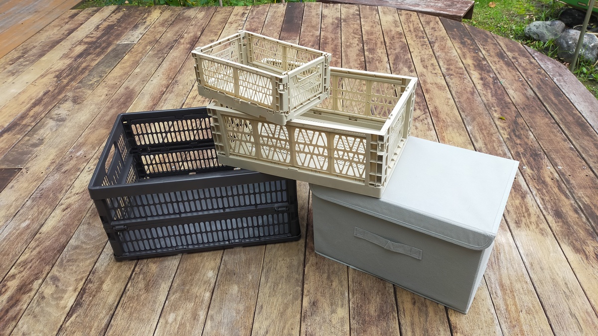 ダイソーの超有能薪バッグBoysCAMPtheMidnight