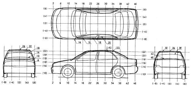 ダイハツエッセ展開図