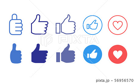 スタンプ風 いいね！ : 無料イラスト•フリー素材 しろくまとねこ