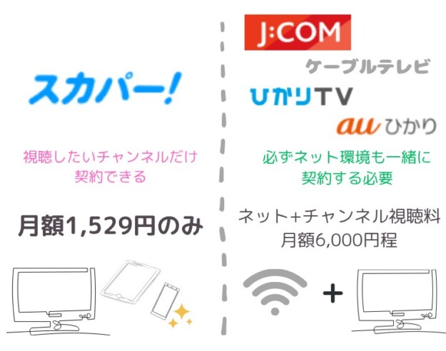 スカパー CS を無料で見る方法・裏技を解説