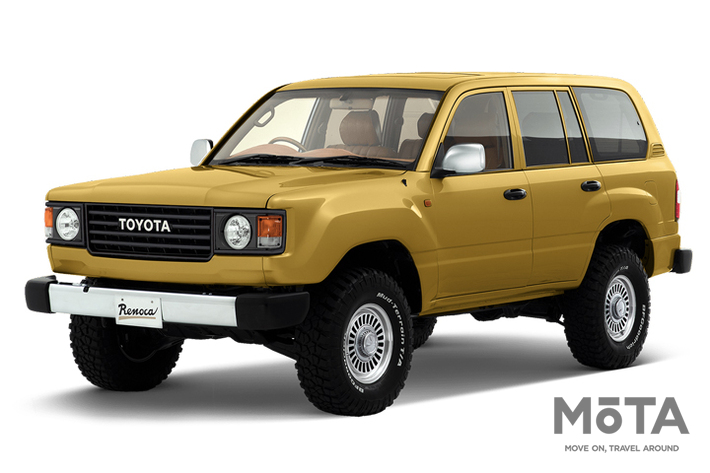 ランクル100丸目換装×ベージュ、クラシック×オフロードカスタム！決め手は各所LINE-X塗装で四駆らしさUP！LINE-X Auto Japan