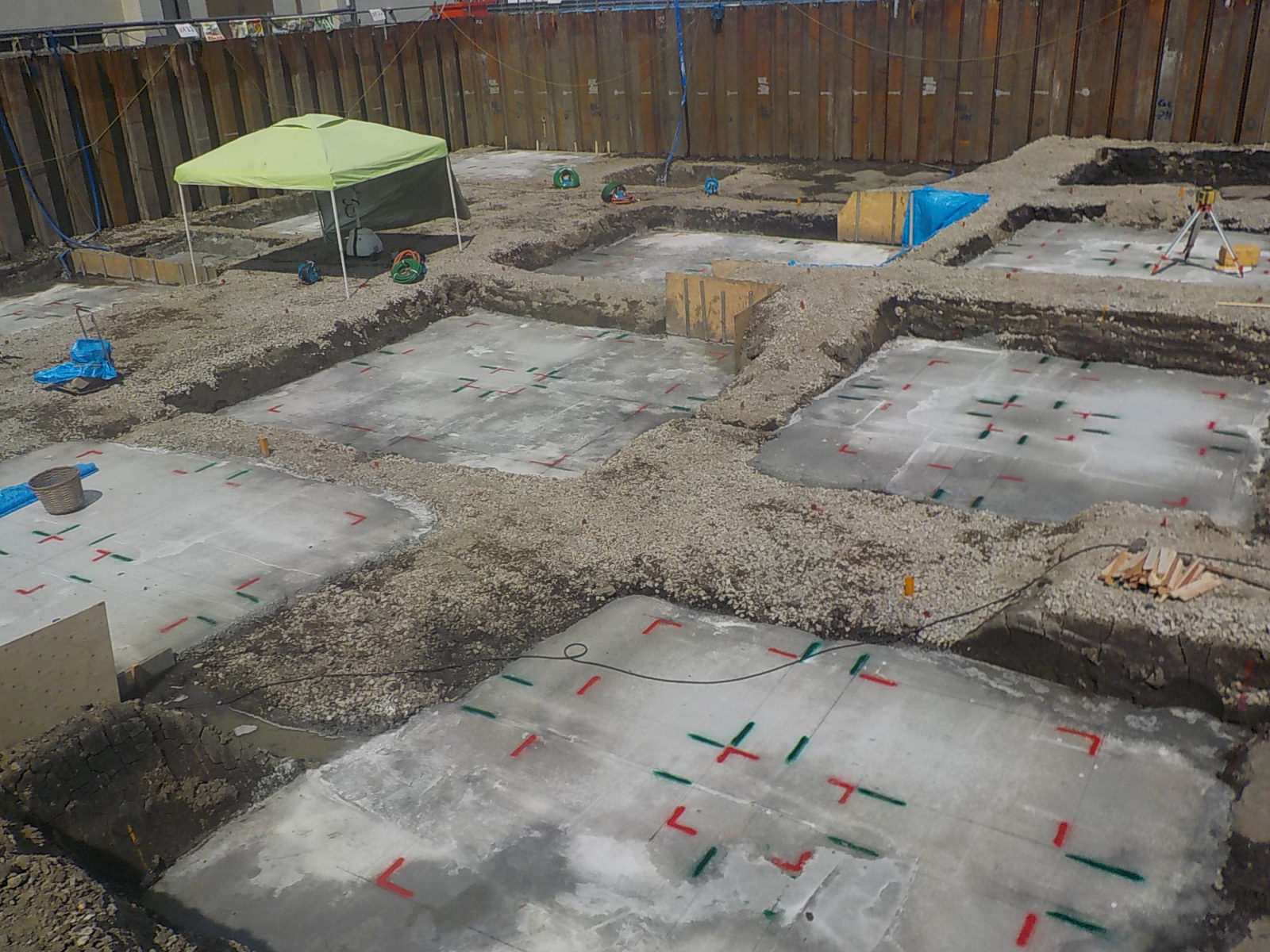 ごんまるのいえ・墨出し 君島建築 栃木県宇都宮市の工務店