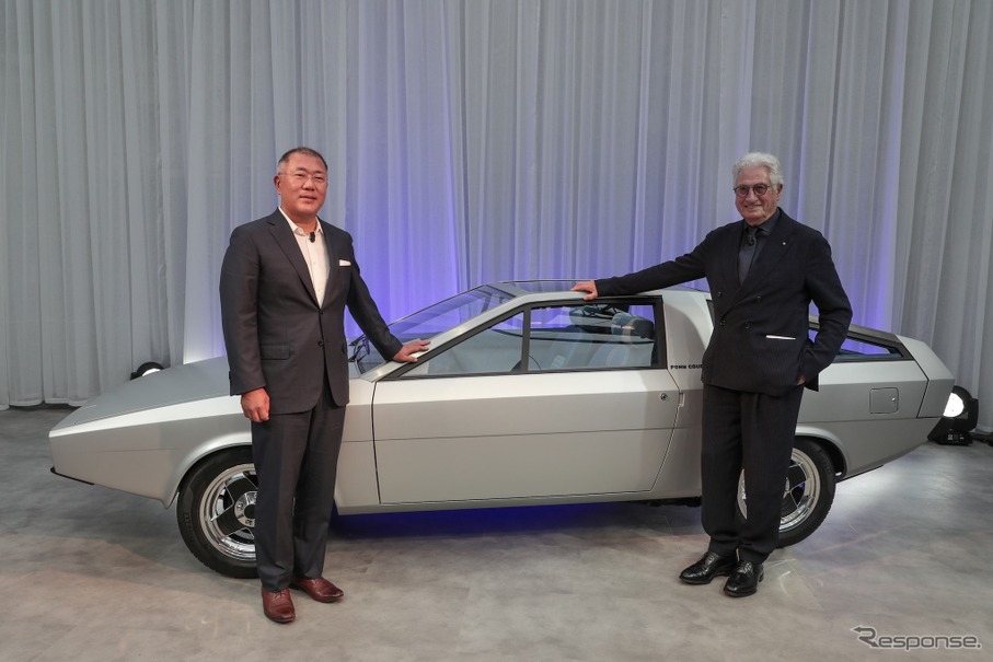 50年ぶりに復活！ 「ジウジアーロ」デザイン「ヒョンデ・ポニークーペコンセプト」が生誕の地イタリアで大公開！ - LE VOLANT WEB自動車情報サイト『LE VOLANT WEB ル・ボラン ウェブ 』