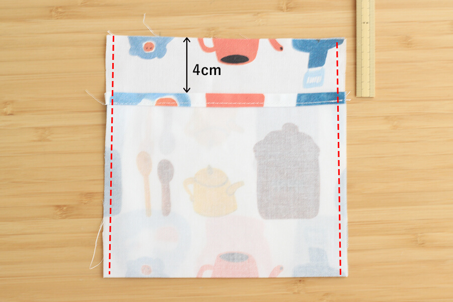 レジ袋型 フラップポケット付きエコバッグの作り方作り方・レシピMeTAS＋ ミタス 『ハンドメイドのある暮らし』