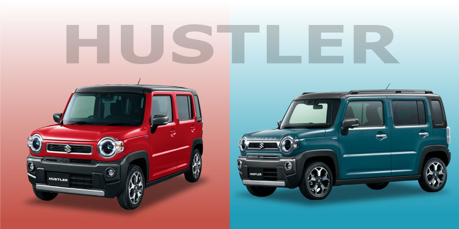 ハスラーのタイヤ＆ホイール。4つのデザインの違い比較CARPRIME カープライム