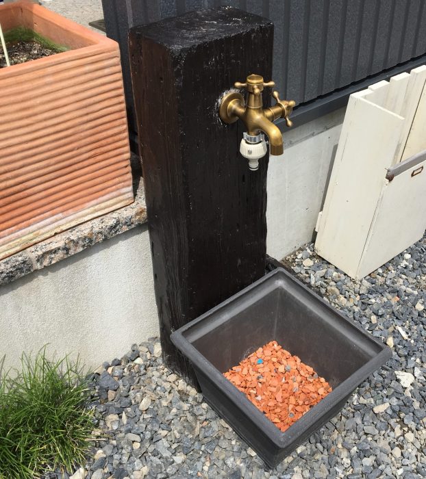 DIY 立水栓 の交換工事手順について簡単オシャレ