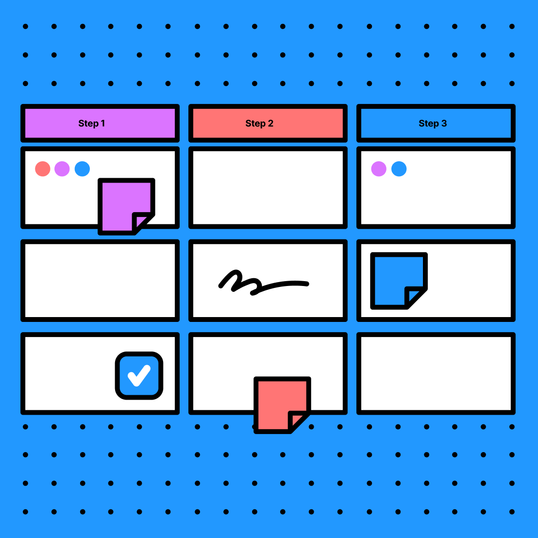 Cacooのテンプレートを使って、業務フロー図を効率的に作成するオンラインホワイトボードツール Cacoo カクー