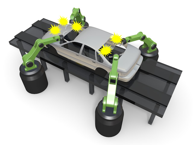 自動車 製造ラインのイラスト素材 - PIXTA