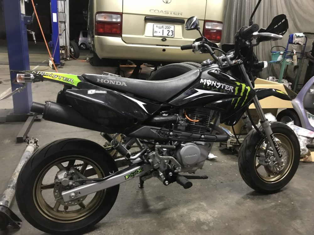 ホンダ XR100モタード HD13 純正 ホイール前後セット 振れ無し バルブ新品 レストア ホンダ系 流用