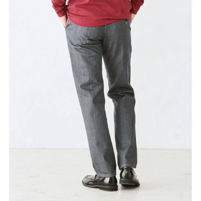 エドウイン公式 デニスラ スリムテーパード EDWIN エドウィン ビジネスデニム チノパンツ トラウザー スラックス ストレッチ ニットデニム 通勤仕事着 オフィスカジュアル ビジネスカジュアル ビジカジ メンズ