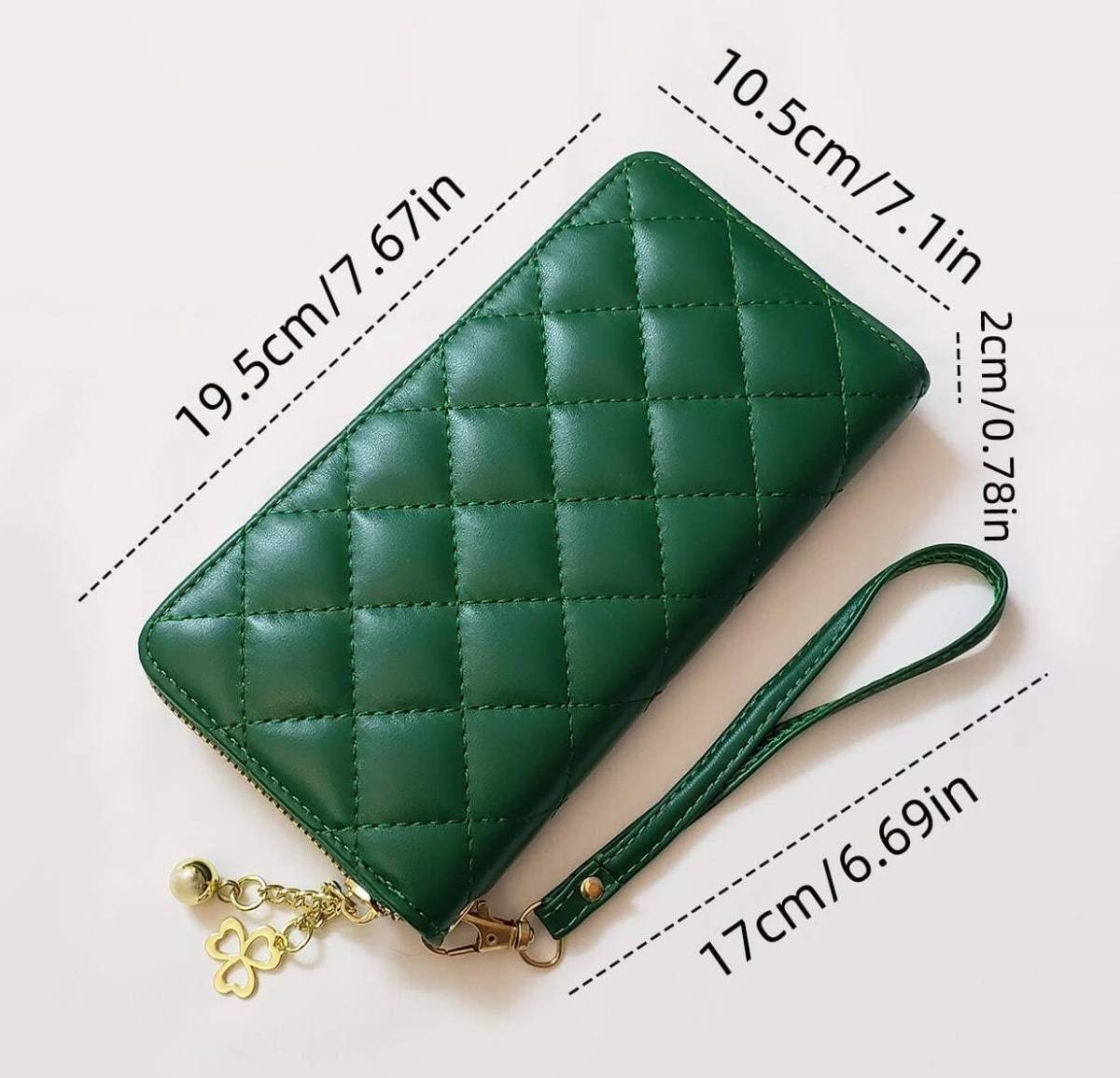 開運財布 長財布 風水 緑 レディース 本革 牛革 グリーン 金運アップ カード入れ 多い ラウンドファスナー 大容量 : 母子手帳ケース製作所ポーチェ - 通販 - Yahoo!ショッピング