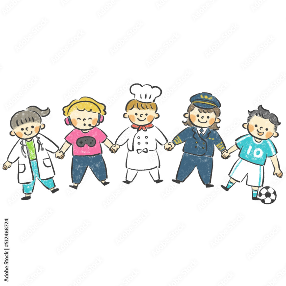 色々な職業の人々の無料イラストフリーイラスト素材集 ジャパクリップ