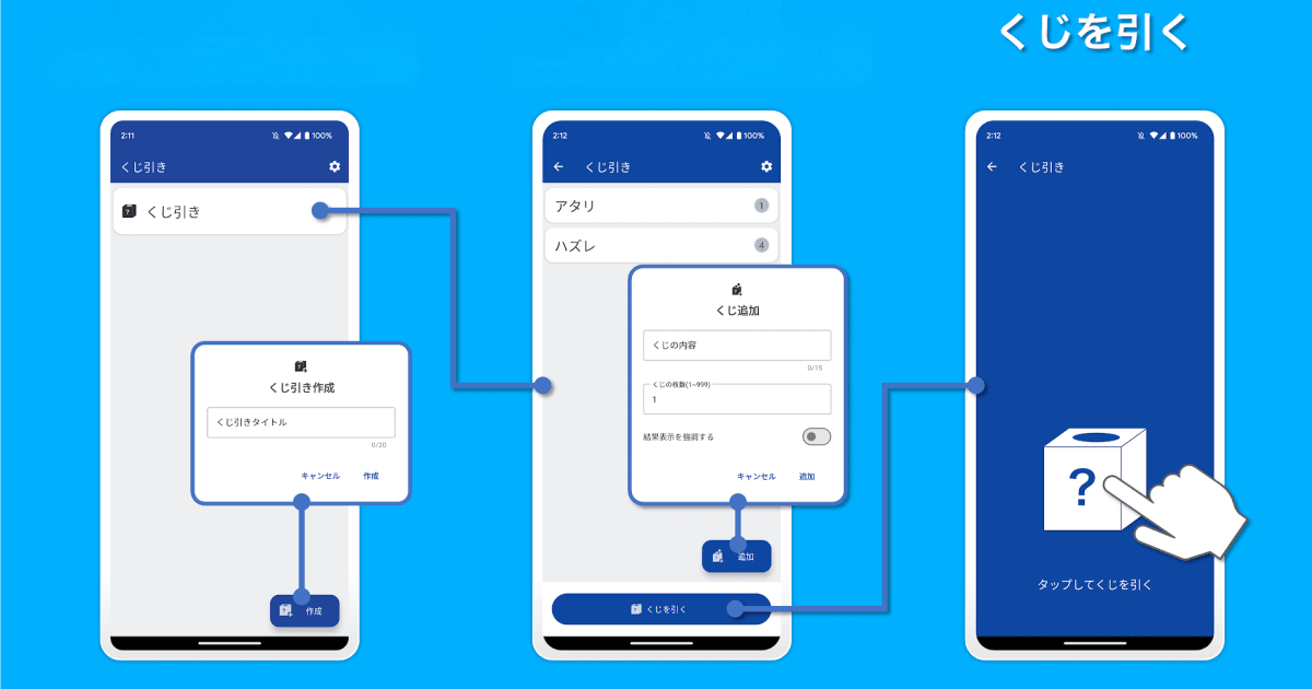 Webくじ引きツールノベブロNOVEBLO
