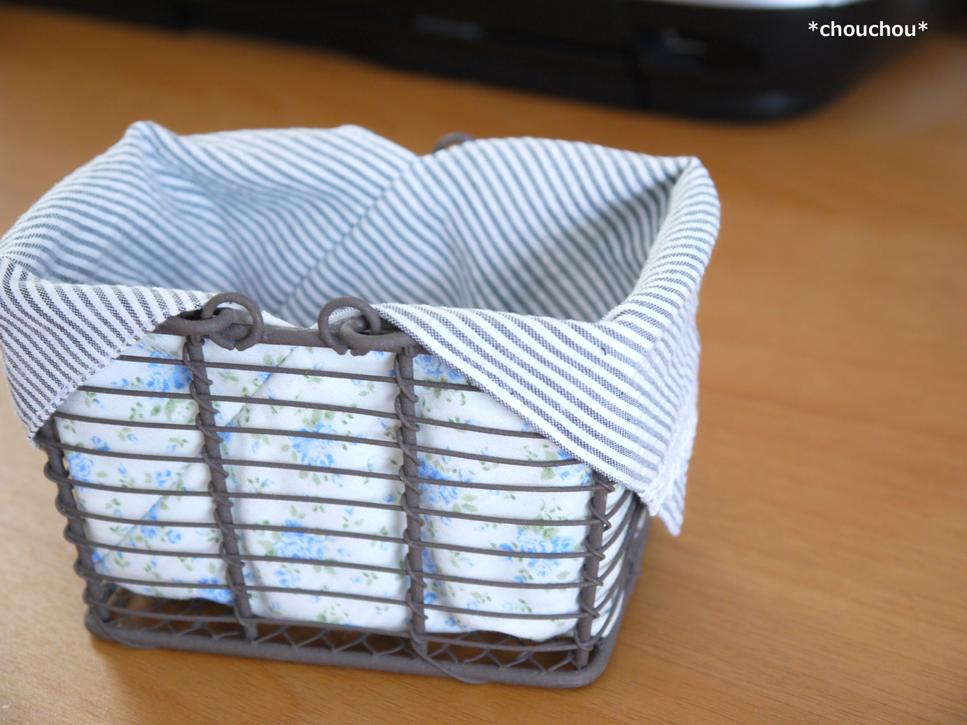 アルミワイヤーで編む、亀甲編みのかごのつくり方森永よし子さん