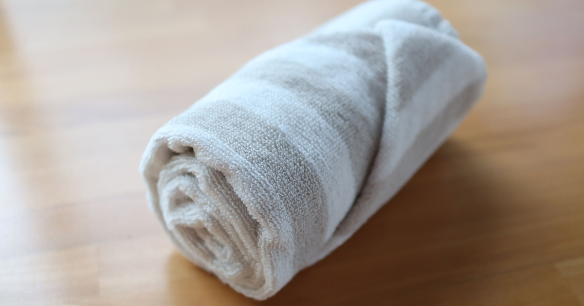 三角おしぼり たたみ方TikTok