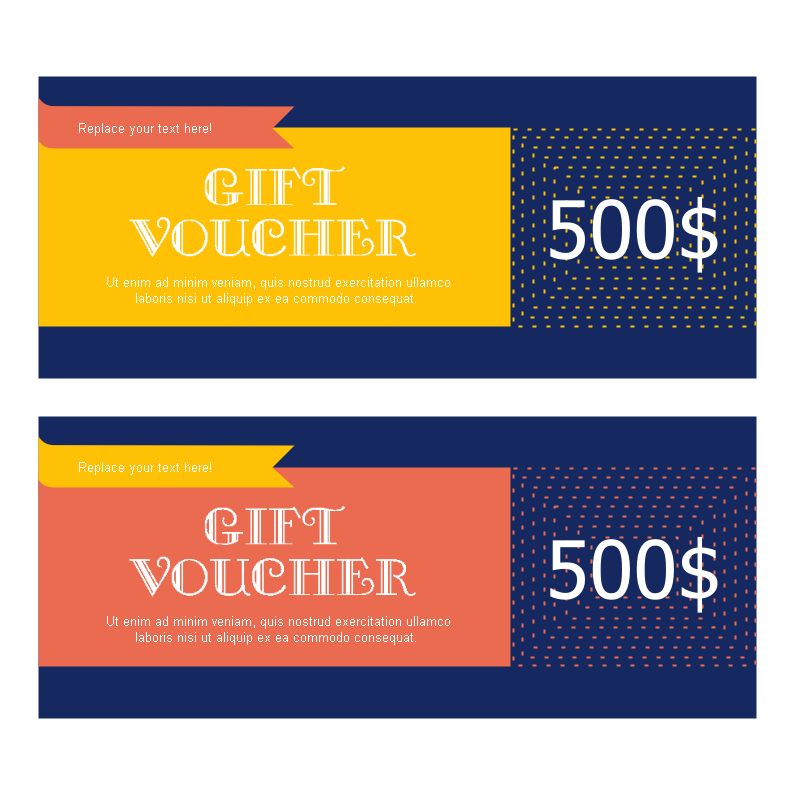 無料 編集可能なクーポン券テンプレート丨EdrawMax