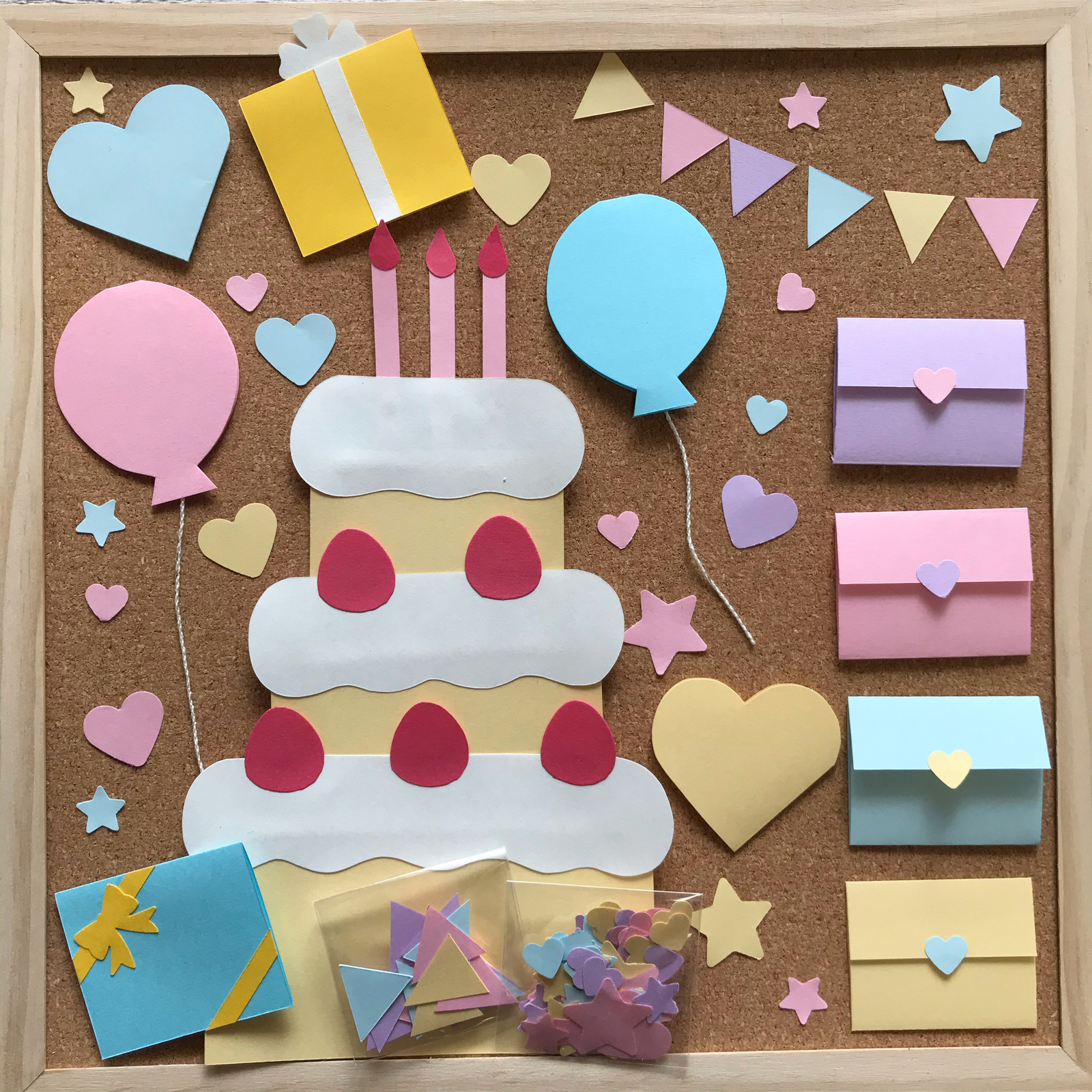 手作りコルクボードでカップル記念日を祝う 彼氏、彼女の人気おすすめプレゼントおすすめ人気紹介LUCK ラック