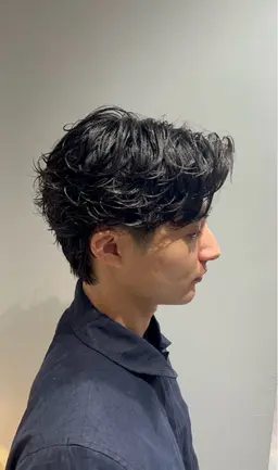 公務員も高校生も怒られなさそ～うなパーマ✨高根沢町理容室ソフトツイストパーマ乾かすと自然セットするとネジネジ