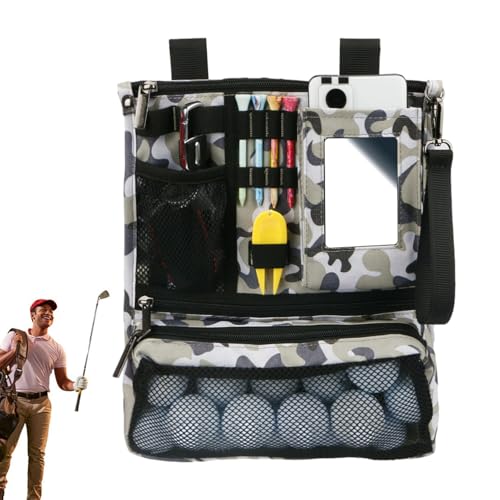 ボールバッグポーチ収納オーガナイザーコンテナボールマーカーバッグティーホルダー貴重品ポーチハンドバッグァーギフトプレーヤー女性男性 Amazonゴルフ貴重品ポーチ, 貴重品 ポーチ, ゴルフ 小物入れ, バッグ, ミニティーバッグ,多機能品ホルダー, 耐久性のある