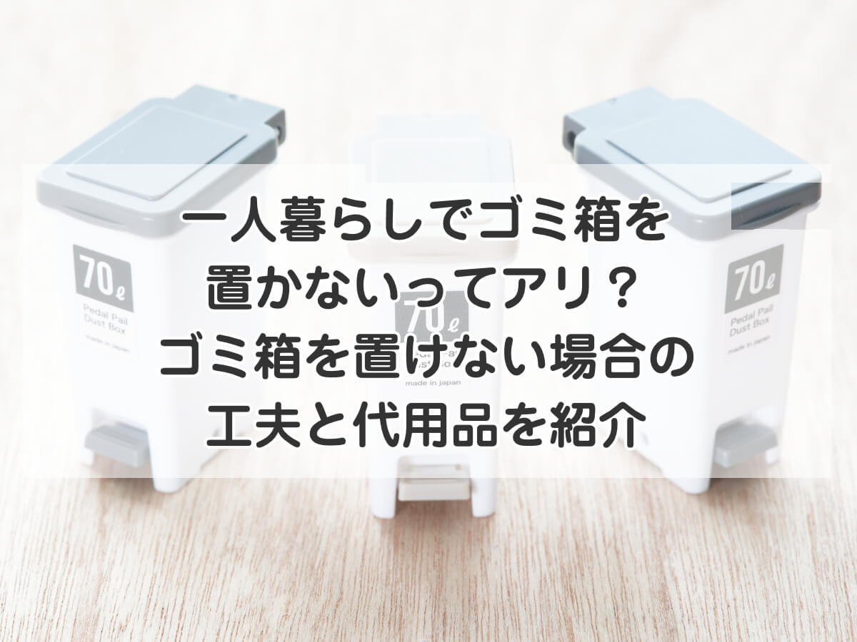 ゴミ箱を見直したら家事がラクになった！家事の手間が減る「サブゴミ箱」の置き場所、正解はココでした！！ - レタスクラブ