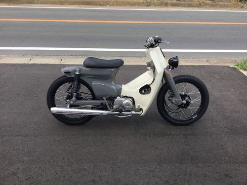 HONDA スーパー カブ カスタム 50 セル付き キャブ車 4速純正カゴ付き