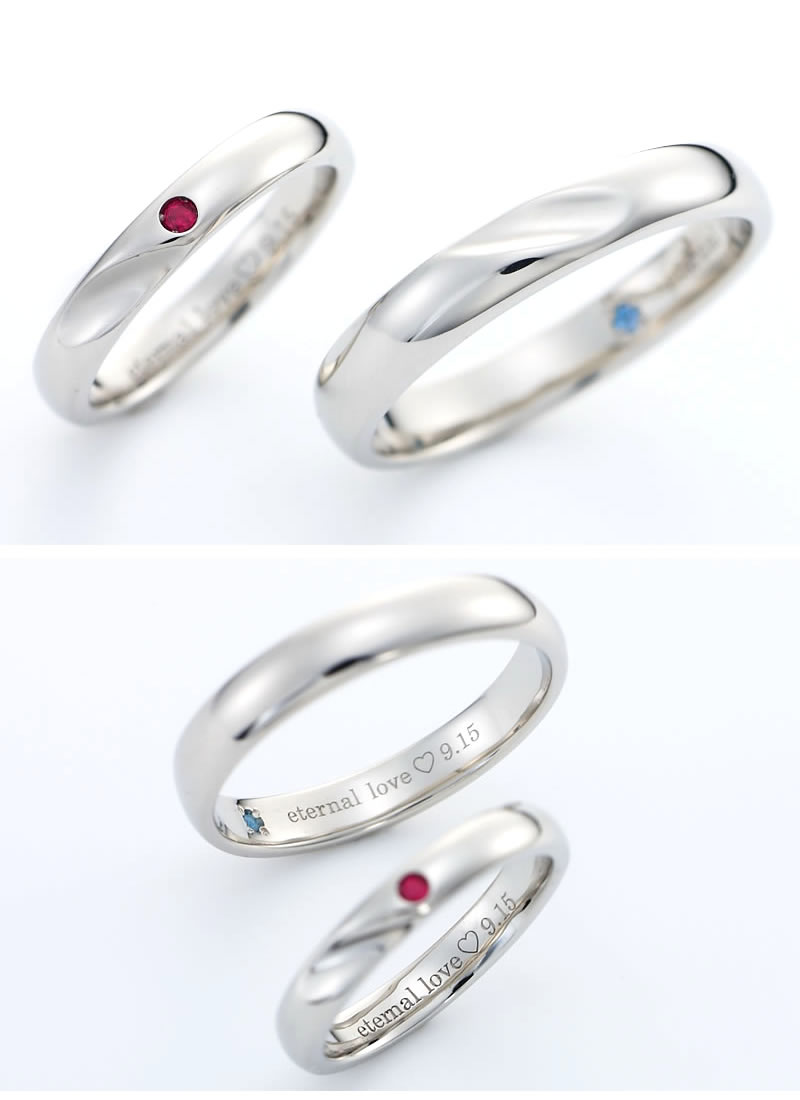 結婚指輪 マリッジリング ペア セット 刻印無料 送料無料 安い 2本セット セカンドマリッジ 1号から30号 偶数号もご用意可能 結婚指輪の買替にもおススメ シルバー セミオーダーメイド 003R-K^