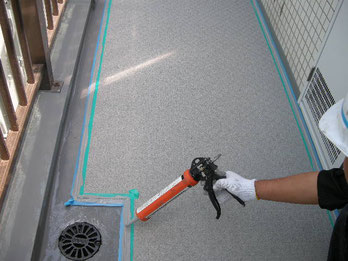 武蔵野市Sマンション長尺シート工事東京の大規模修繕工事・防水工事・外壁塗装株式会社幸成