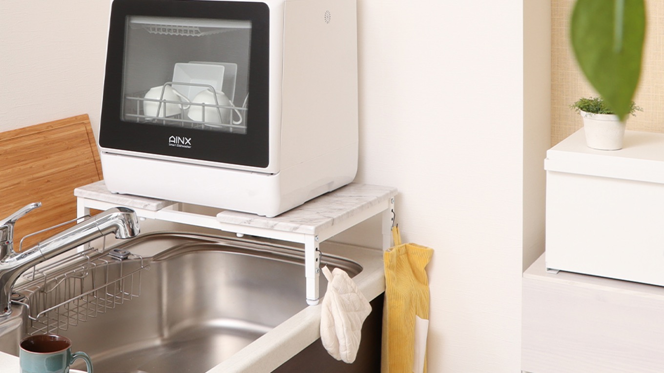 狭いキッチンでも大丈夫！賃貸で使える卓上食洗機の置き場アイデア賃貸で食洗機生活