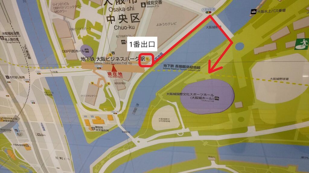 ビジネスイン谷町 ☆ホテルより 大阪城ホール への道順☆ 楽天トラベル