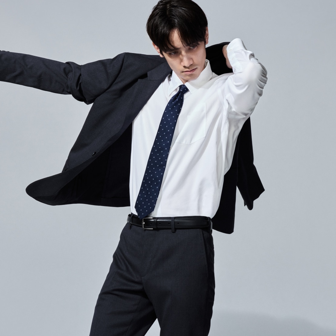 TOKYO SHIRTS トウキョウシャツ の「インナー付き 形態安定ノーアイロン マイターボタンダウン 半袖ビジネスワイシャツ ビジネスシャツ 」- WEAR