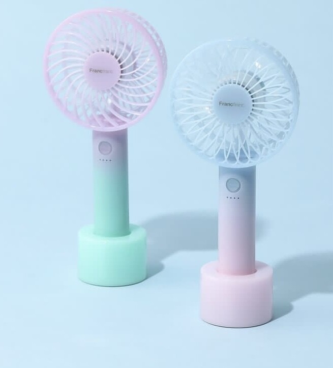 Francfranc フランフラン フレ ハンディファンライト オーロラ ミント 2025年モデル フレ ハンディファン ホワイト