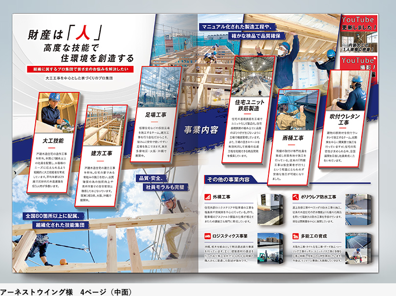 会社案内 パンフレット の作り方。構成とデザインのポイント3つを紹介 -コピー・プリント・ポスター・名刺・製本などオンデマンド印刷のキンコーズ・ジャパン