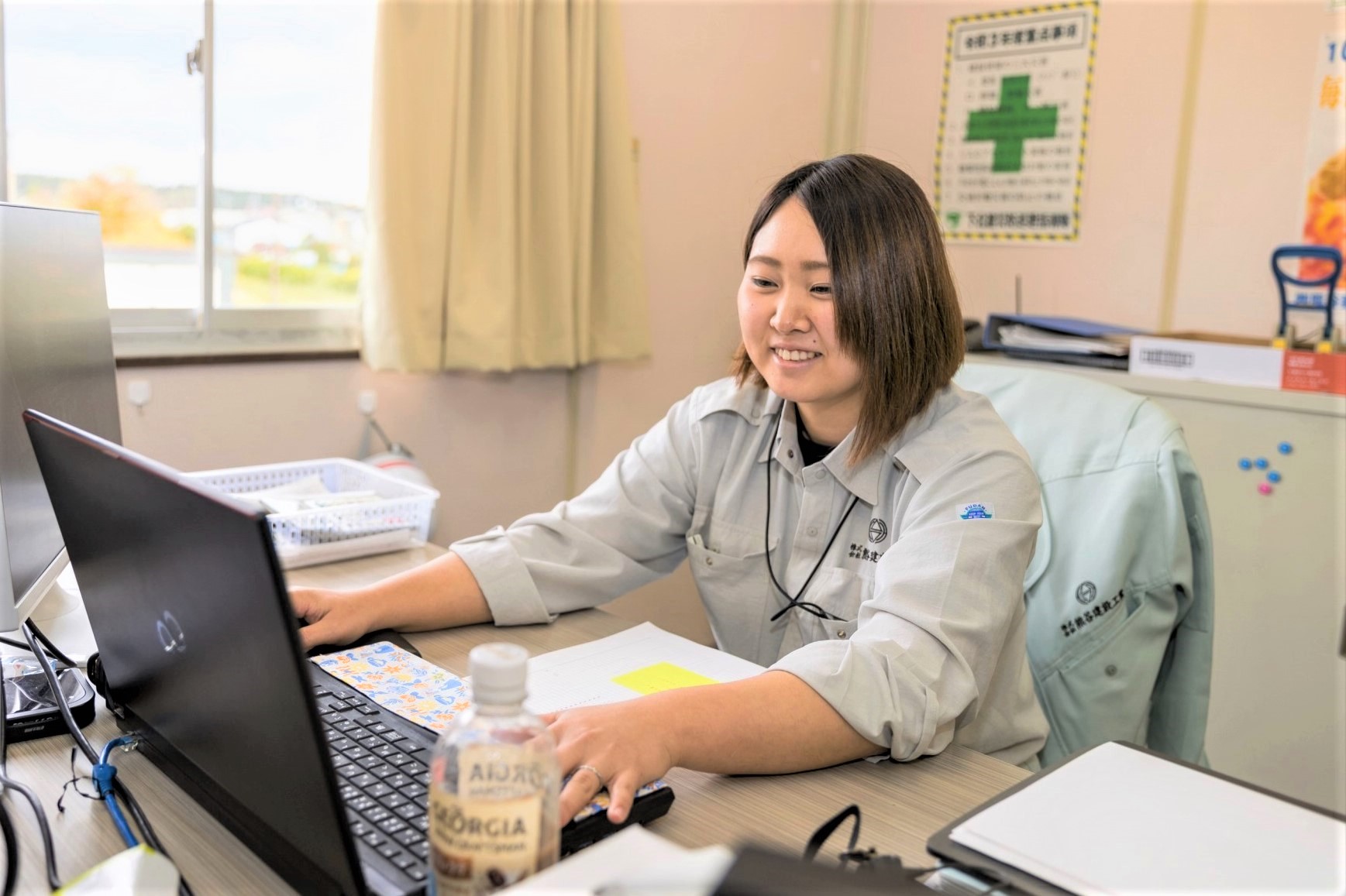 女性監督ならではの仕事の配慮をしてもらえます。岐阜県穂積市の松野組新卒採用サイト 土木・建築・営業