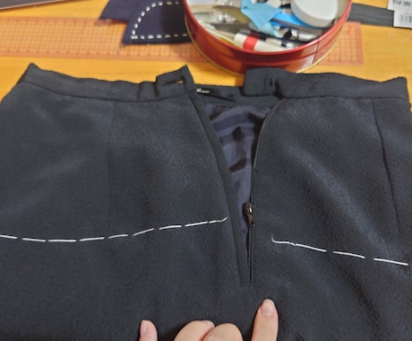 デニムのファスナー交換洋服のリフォームならフォルムアイ