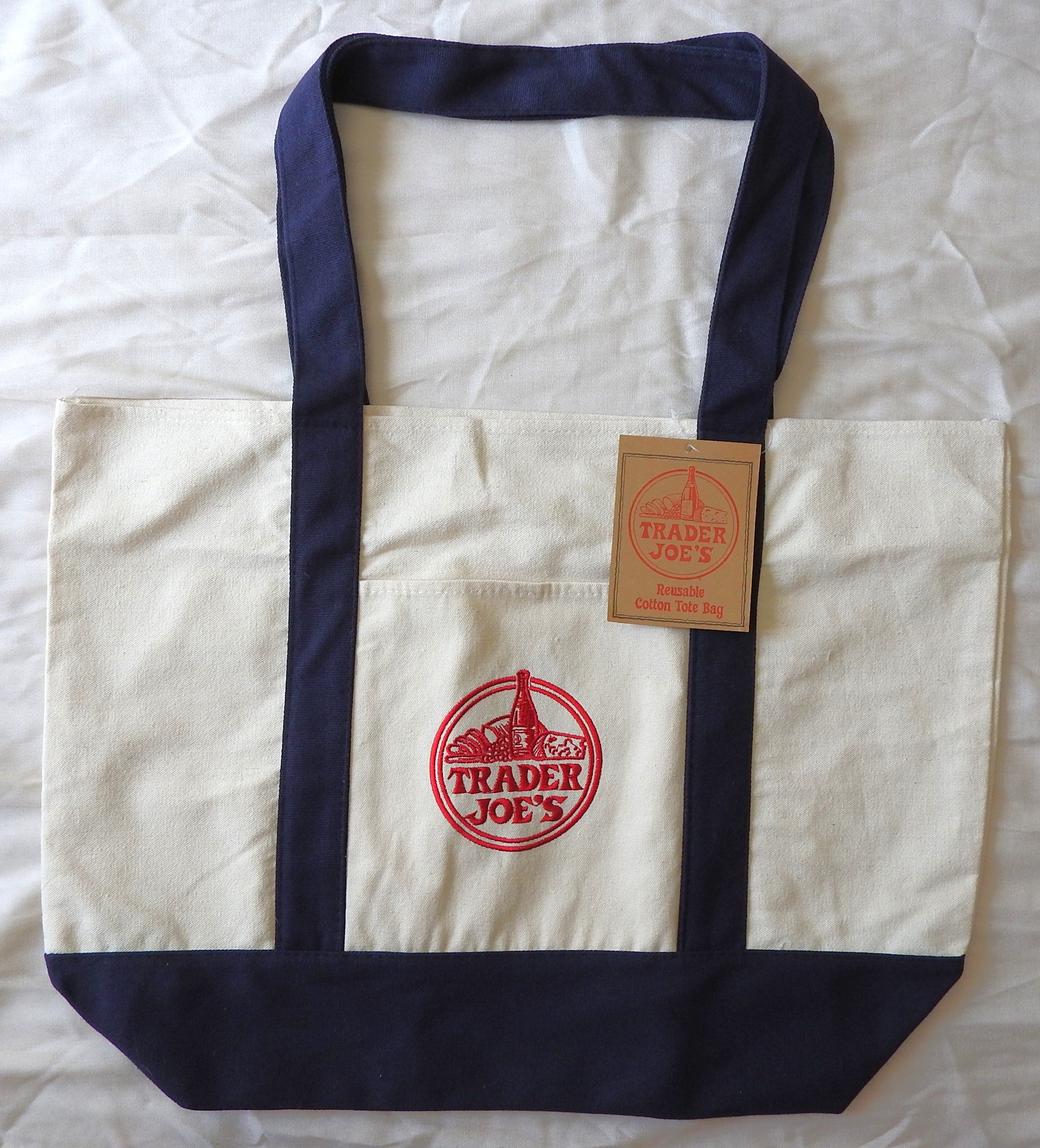 TRADER JOE'S Canvas Tote Bag トレーダージョーズ キャンバストート