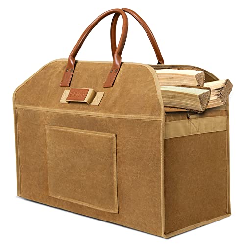 ダイソーバスケット薪入れにシンデレラフィット