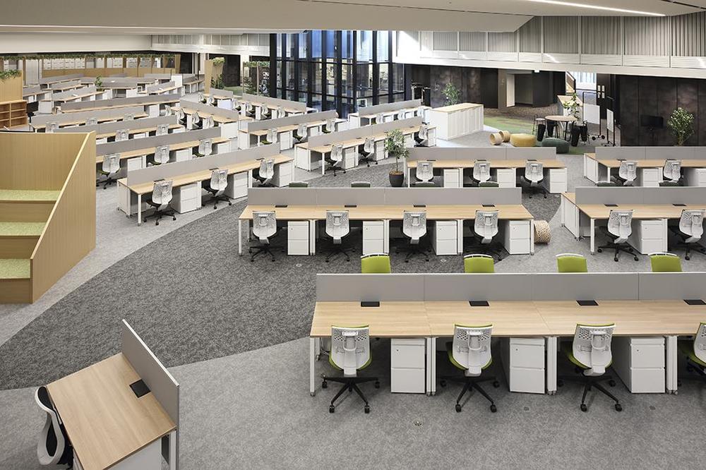 小さい事務所をおしゃれに見せるオフィスレイアウトのポイントオフィスづくりのコツ アスクル みんなの仕事場