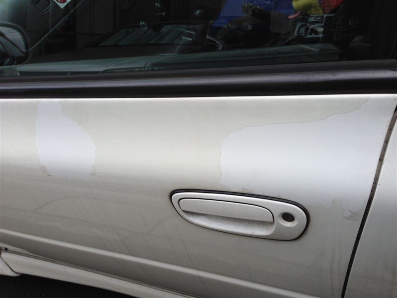 左Fドア塗装剥がれの補修 DIY缶スプレー 第二段ｗ スバル インプレッサ WRX STI・GC8 GF8 by しのは～ - みんカラ