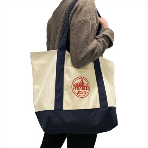 トレーダージョーズ トートバッグ エコバッグ「サーディンsardine 「マイワシ」」 Trader Joe's トレジョクパチーノ・シリコンバレーカリフォルニア州 購入 アメリカ製 ローウェル製 S73