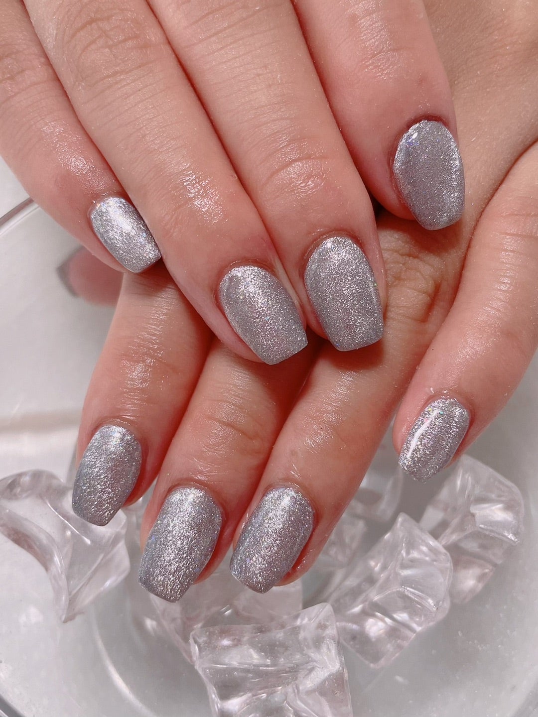 スムースマグネットミラーパウダー：シルバ