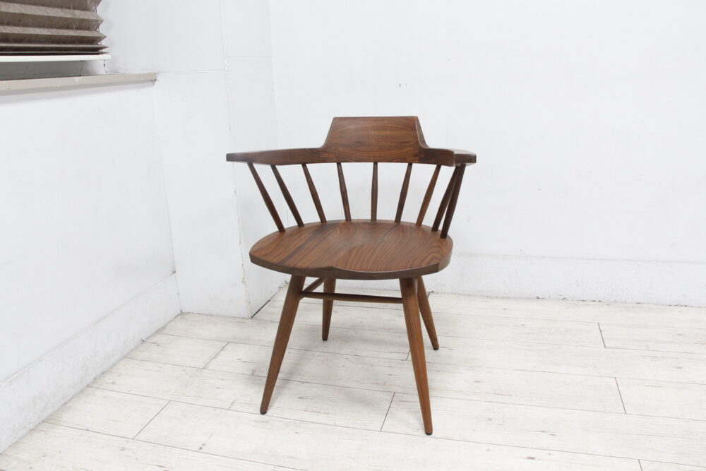 桜製作所 ジョージナカシマ ミングレン ダイニングテーブル & コノイド ラウンジチェア3脚セットカリモク の買取価格ID:616508 おいくら