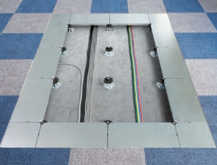 家具を置いてからでは遅い、OAフロアの配線工事京都オフィスづくり.com