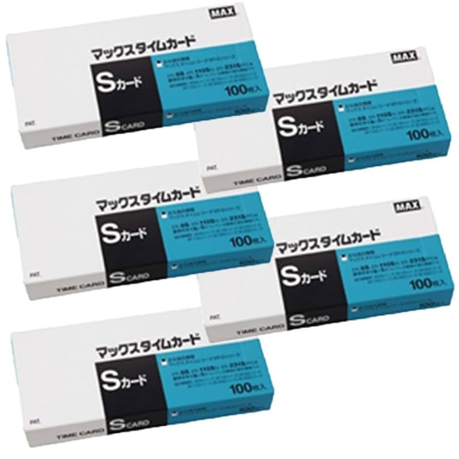 マックス MAX タイムカード タイムレコーダー用 ER-S ERS : イーコンビYahoo!店 - 通販 - Yahoo!ショッピング