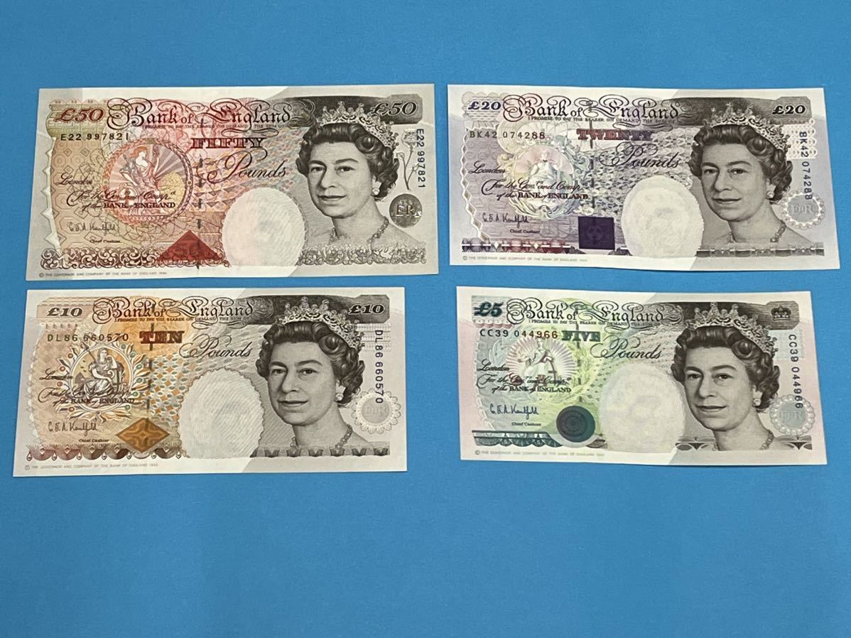 イングランド紙幣 10ポンド 珍番777 完未品 PCGS社69OPQ高得点収集ワールド