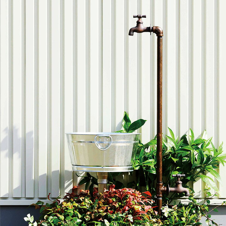 アメリカンヴィンテージ Styleインダストリアル 立水栓ドラム缶 洗面台W